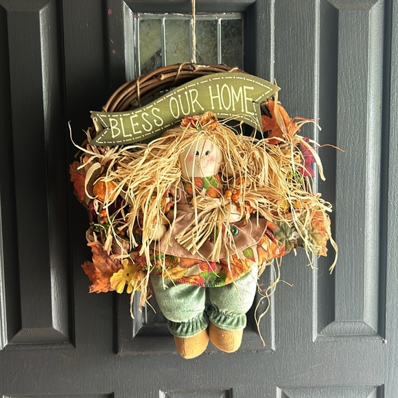 Fall Wreath Bless Our Home - Picture 1 of 8